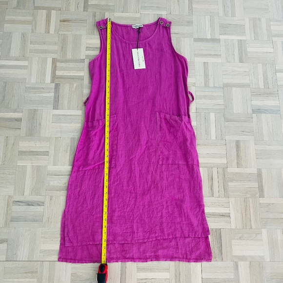 Terzo Millennio - Linen Dress, Made in Italy, Brand New and Never Worn! - Picture 8 of 9